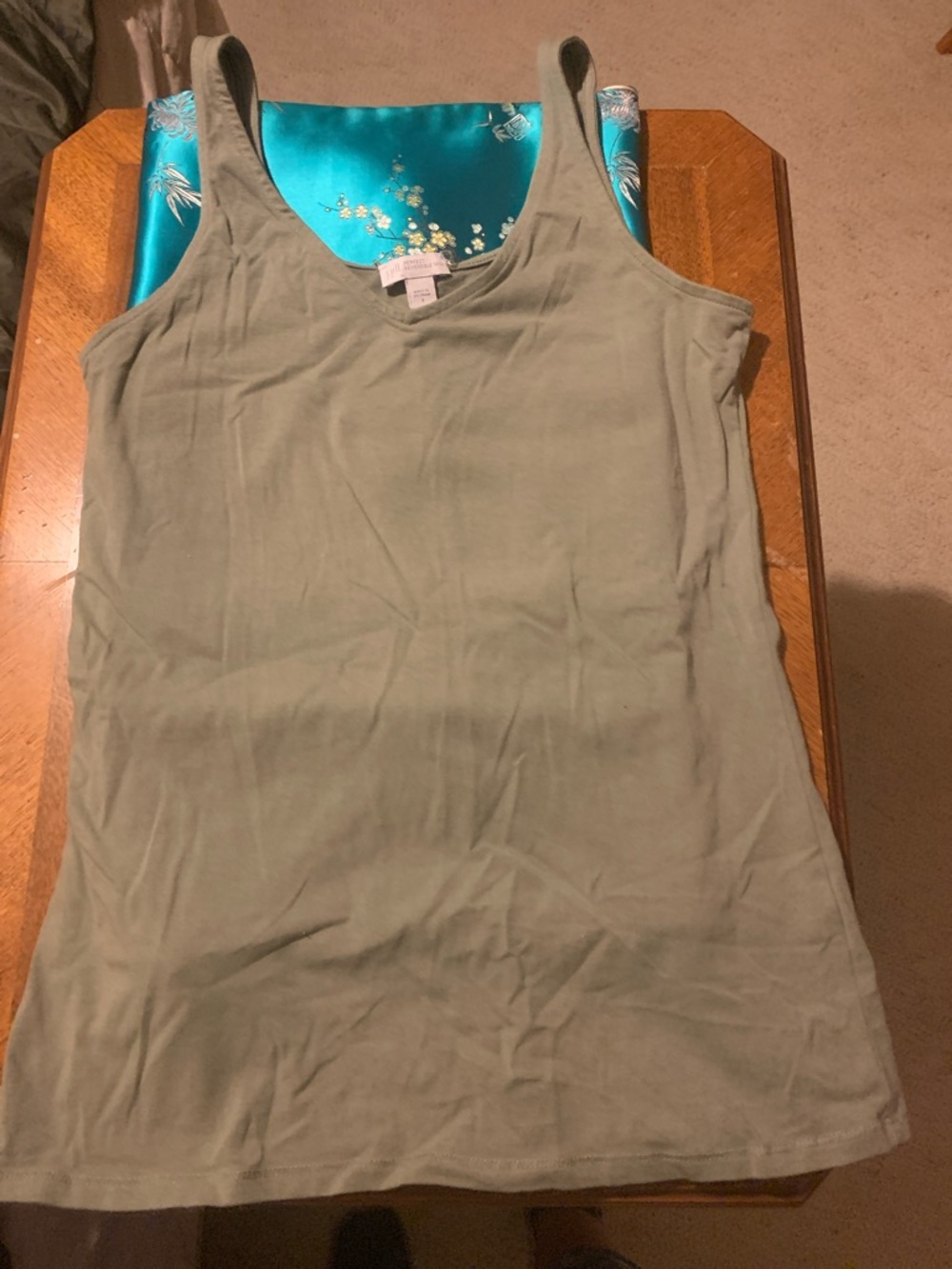 J. Jill Olive Tank Top - perfect reversible tank - Picture 4 of 8